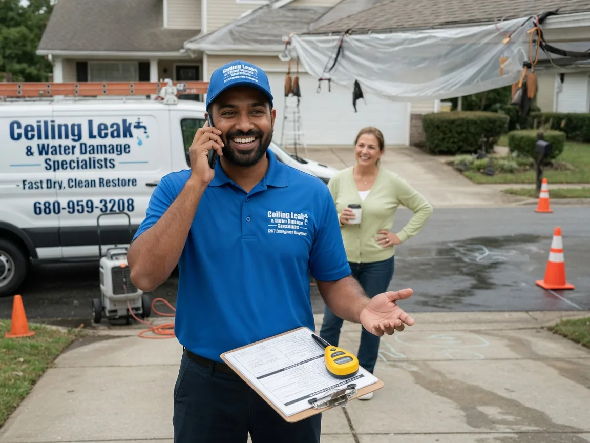 Ceiling Leak Cleanup Brownfield, TX FAQs